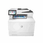 Imprimante multifonction HP LaserJet Enterprise E47528F – impression couleur rapide et professionnelle pour entreprises.
